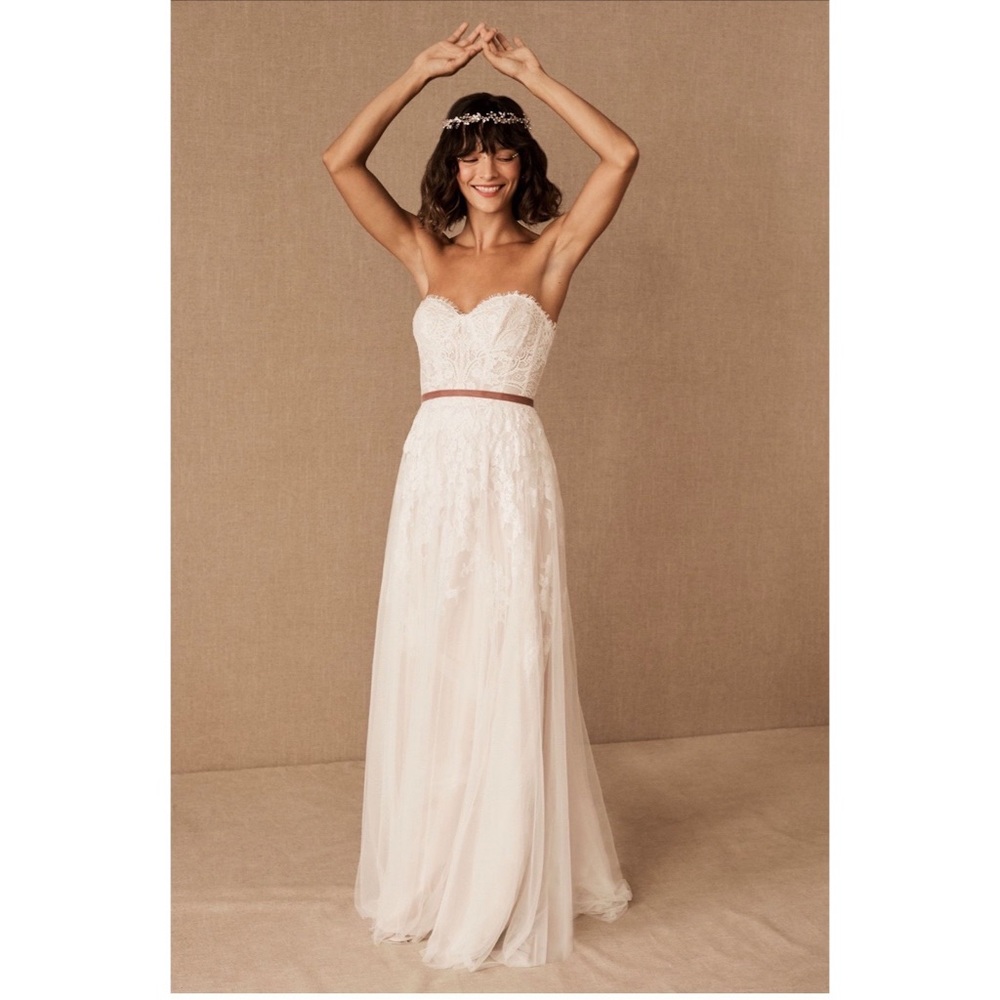 BHLDN Geranium Ivory Wedding dress